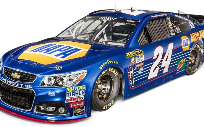 Elliott, Hendrick unveil 2016 No. 24 NAPA AUTO PARTS Chevy