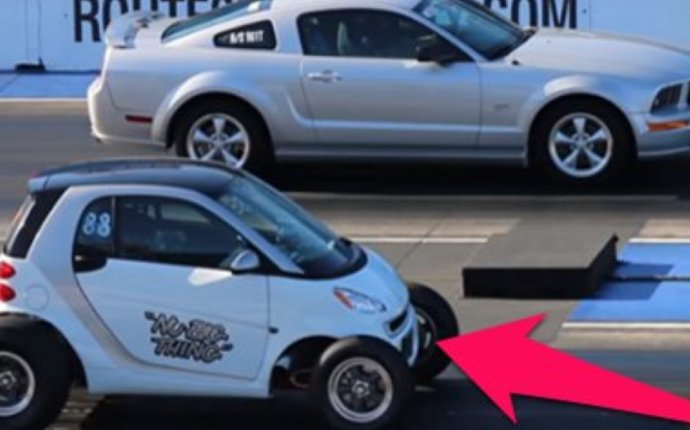 Smart Car Totally DESTROYS A Mustang In A Drag Race And We Still