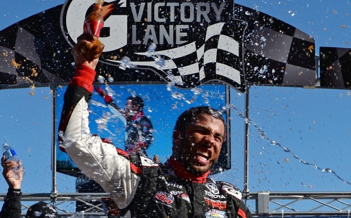 Wallace becomes first African-American to win NASCAR race in 50