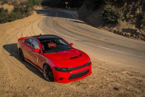 2016 Dodge Charger SRT Hellcat front top view