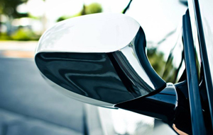 Fig 1: Chrome and Carbon Fiber are ideal for accents on mirrors, gas caps, louvers, etc.