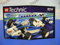 LEGO 8216 Turbo 1 Technic Race Car Complete Retired Set