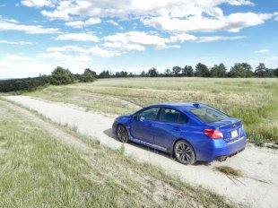 The bodywork of the 2016 Subaru WRX is based on the Impreza sedan